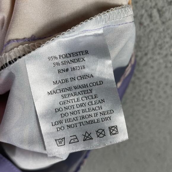 Negative Space Patchwork Bandana Print Shirt Multicolor Button Top‎ Men’s M - Picture 6 of 9